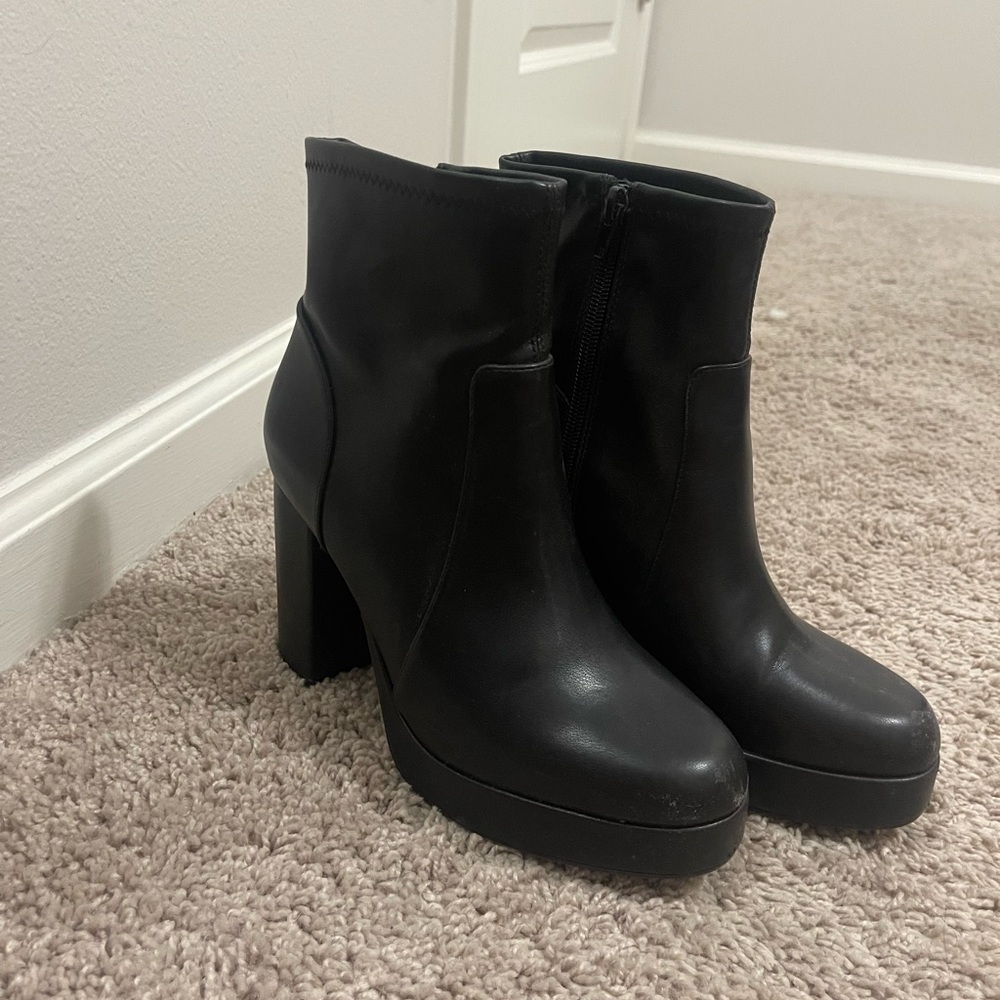 Black Ankle Boots Adam Tucker